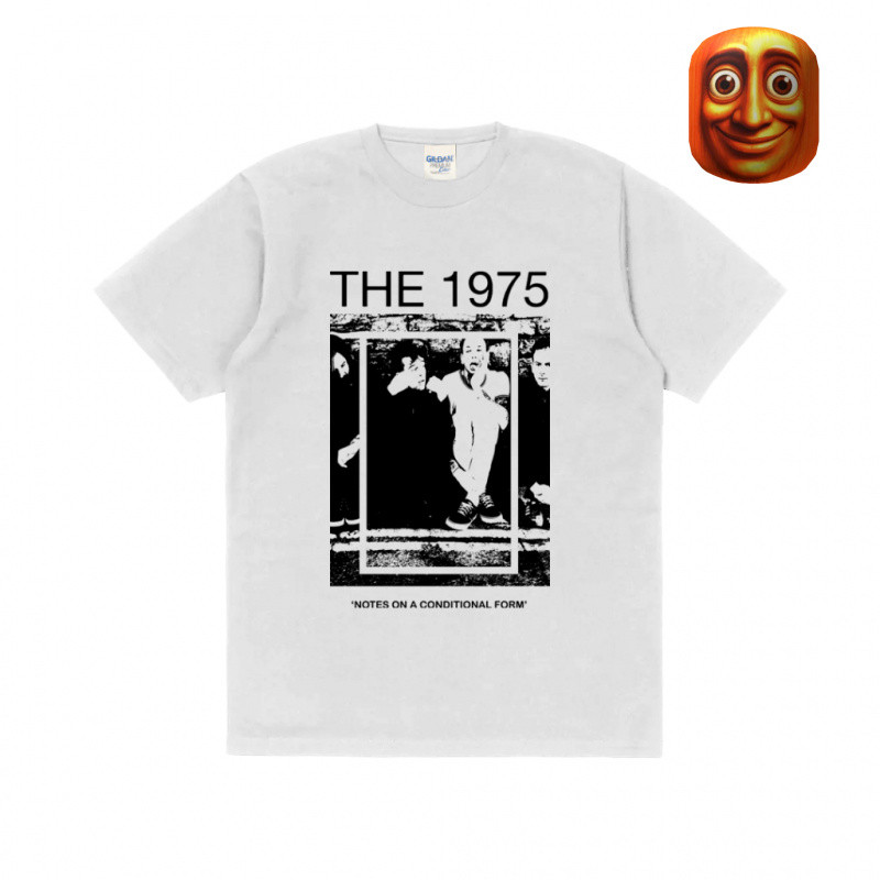 Digital Kaos Bahan Katun Rockermusic T-shirt Band The 1975 Notes On A Conditional Form II