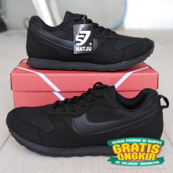 NEW SEPATU SEKOLAH HITAM POLOS PRIA WANITA / SEPATU SEKOLAH ANAK HITAM POLOS PRIA WANITA 57 / SEPATU