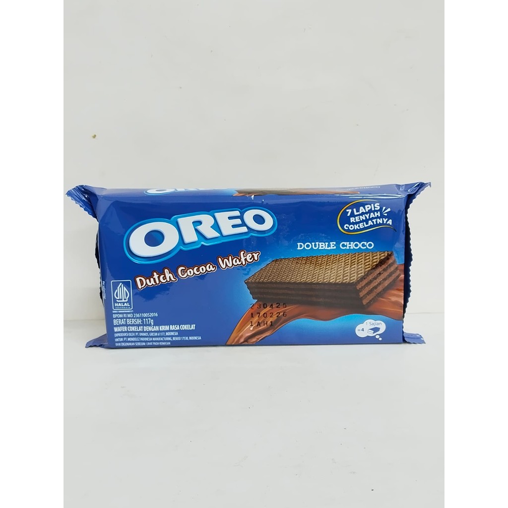 

OREO DOUBLE CHOCO WAFER 117GR