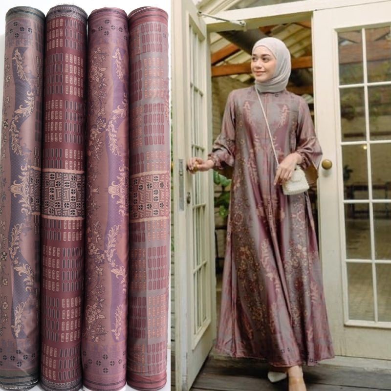 bahan silk | kain meteran | textile meteran | kain pasangan | kain seragam | motif shanaya