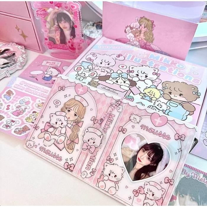 

Mikko 32/36Slots Cute Photo Album Idol Photo Card Book 3 Inch Star Chasing Lomo Card Album Collection Foto - A32Pocket