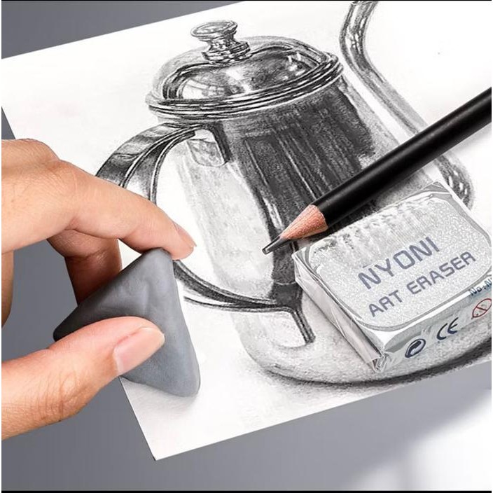 

Set Pensil Gambar Sketch Pensil Grafit Charcoal Arang 29 pcs dengan Kotak Tin - 27 buah kotak pena