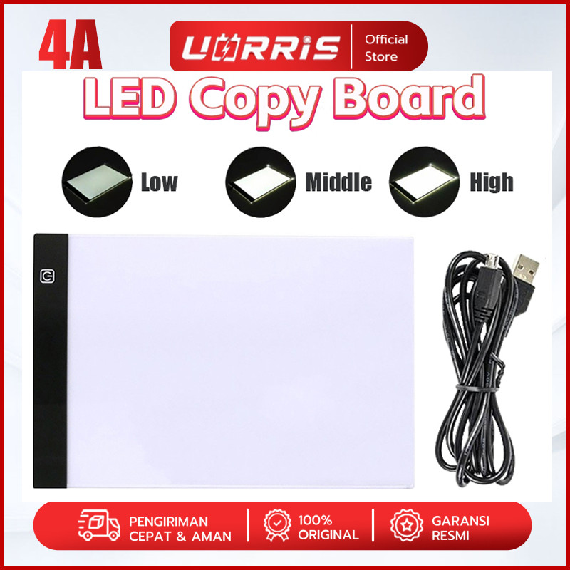 

A4 Led Light Pad Drawing Tracing Board Stensil Board Papan Jiplak Gambar Led Copy Board Papan Led Light Pad