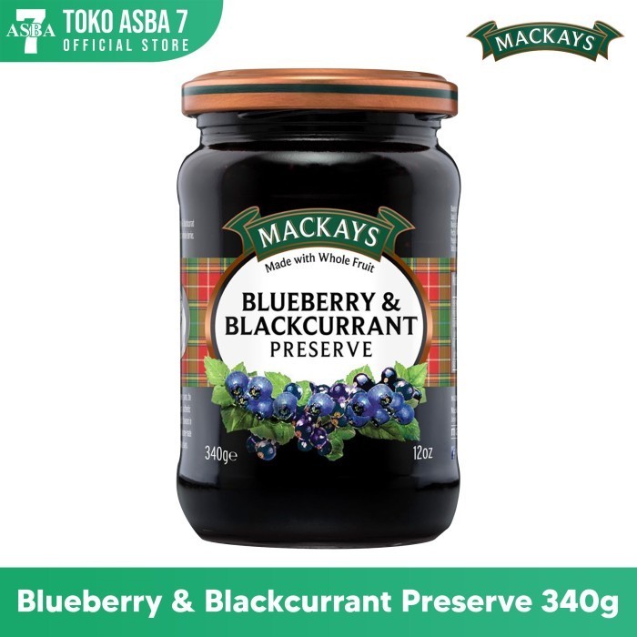 

MACKAYS BLUEBERRY PRESERVE SELEI BLUEBERI 340GR