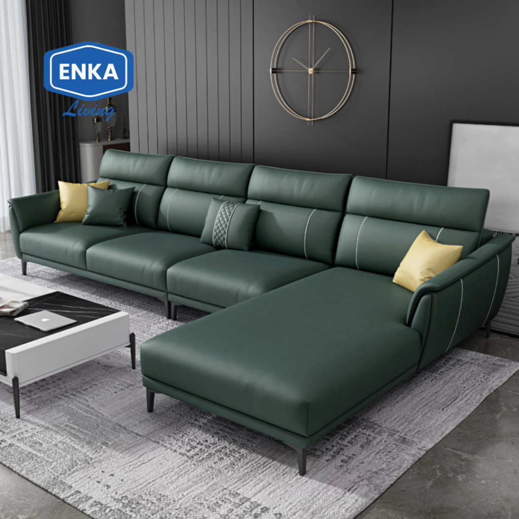 Sofa Minimalis Ruang Tamu Kecil leter L Desain Terbaru