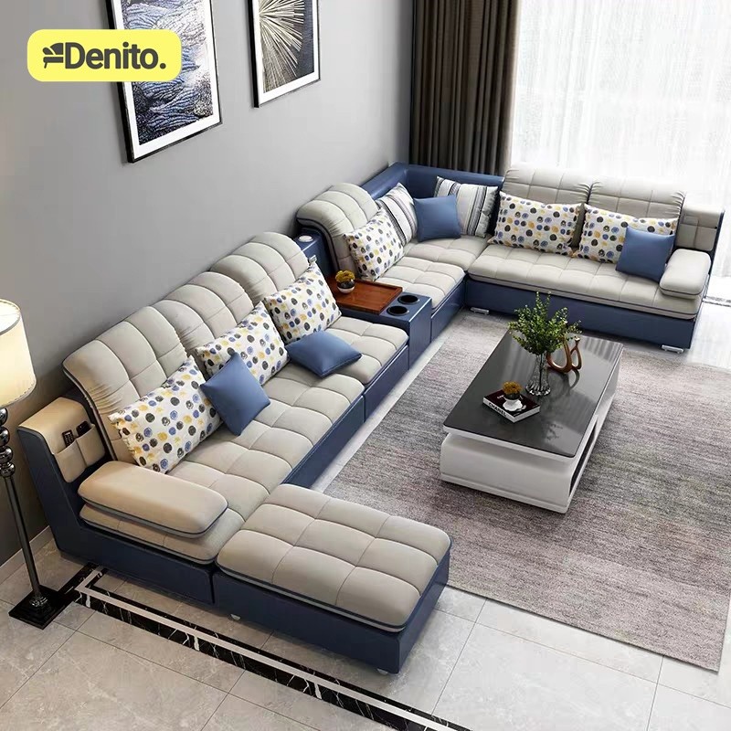 Sofa Minimalis Leter U Kursi Tamu Minimalis Ruang Tamu Besar kualitas premium..