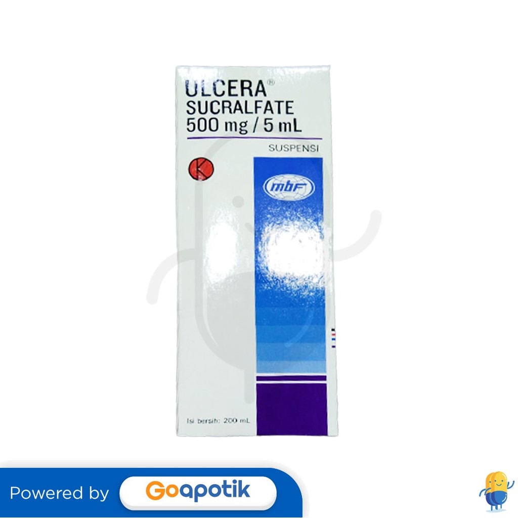 Ulcera 500 Mg/5 Ml Suspensi 200 Ml
