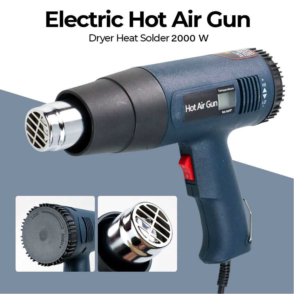 

ZHCY Electric Hot Air Gun Dryer Heat Solder 2000W