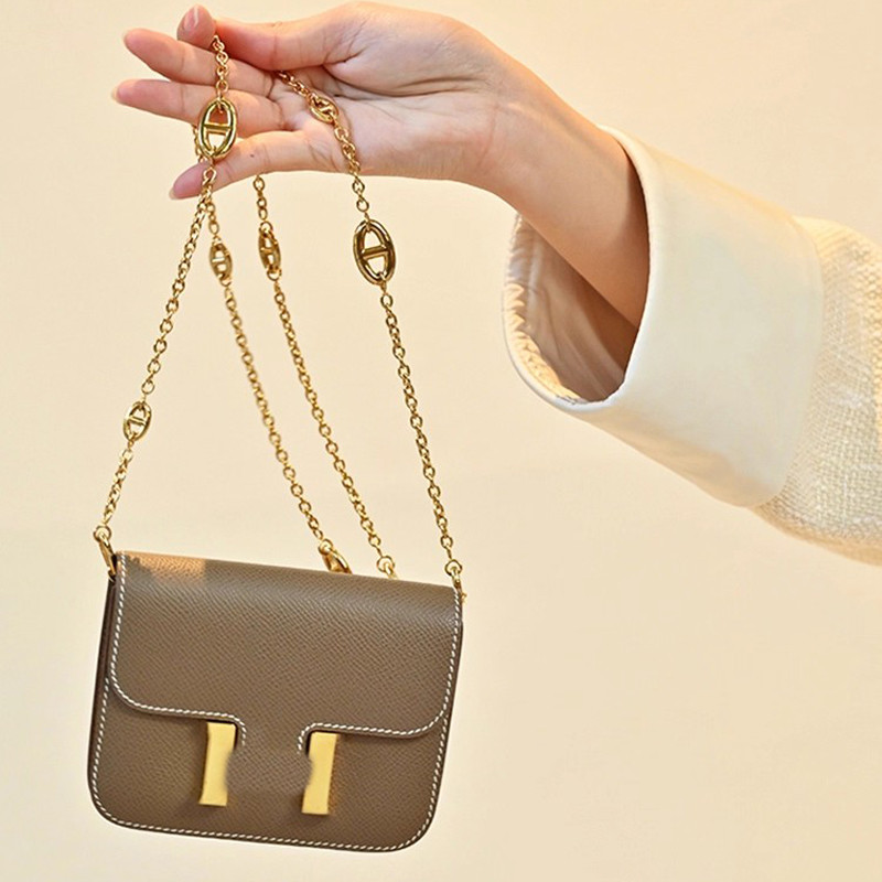 Suitable For Constance Slim Wallet Modification Chain Shoulder Strap Crossbody Epsom Leather Bag Acc