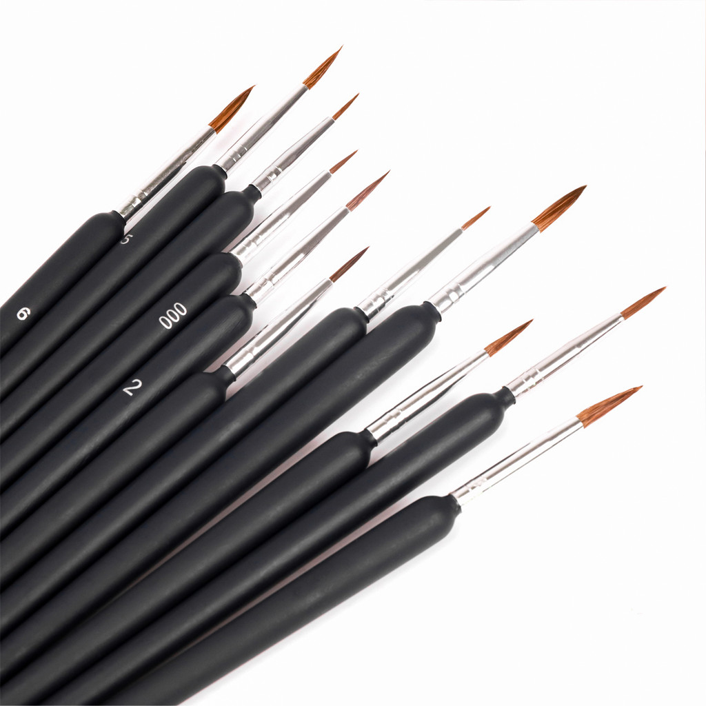 

Memory Miniature Paint Brushes Set Professional Nylon hook line pen Art Liner drawing for Acrylic Watercolor Paint Set brushes