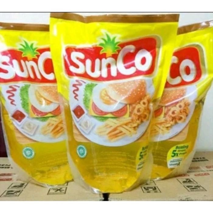 

Minyak goreng sunco 2L dan 1L