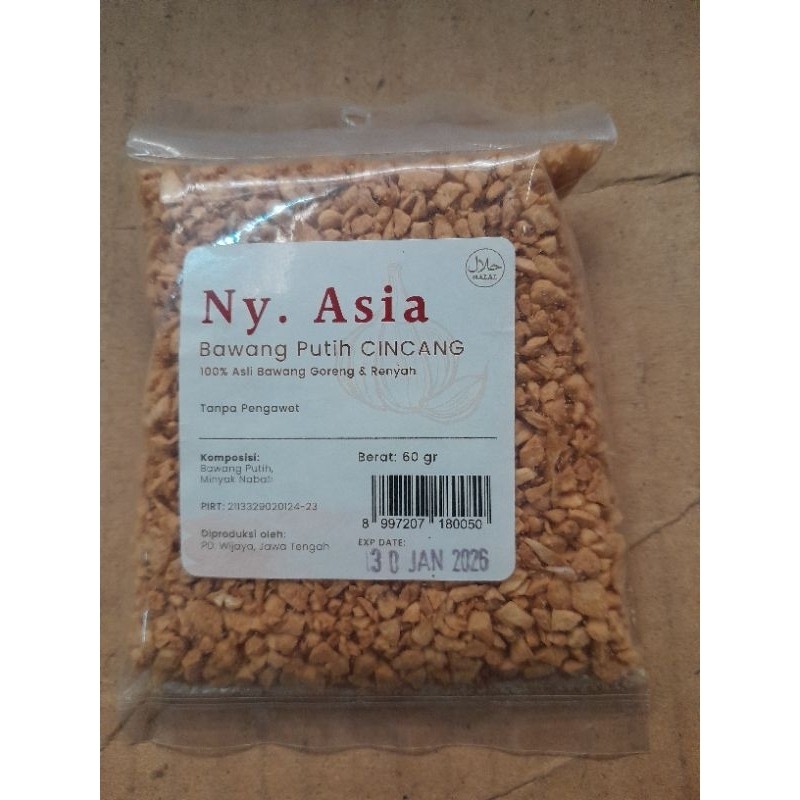 

Ready Bawang putih goreng ny asia