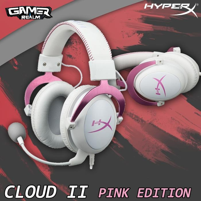 HyperX Cloud II / Cloud 2 Pink 7.1 Surround Sound Gaming Headset