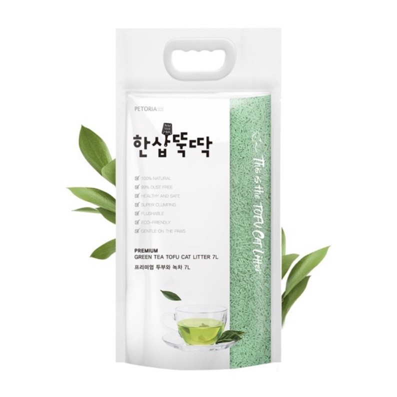 Petoria Tofu Cat Litter Green Tea Jumbo Pack 4.9kg/7L