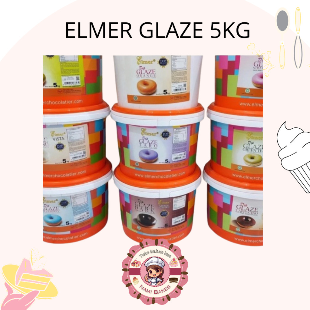 

Elmer Glaze 5KG WHITE| STRAWBERRY| GREEN TEA| RED VELVET| CAPUCINO| TIRAMISU| TARO BLUEBERY AVOCADO