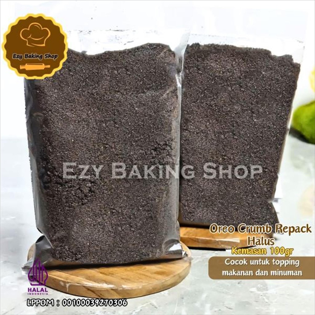 

Biskuit Crumb Halus 100gr - Remahan Biskuit Cokelat Halus