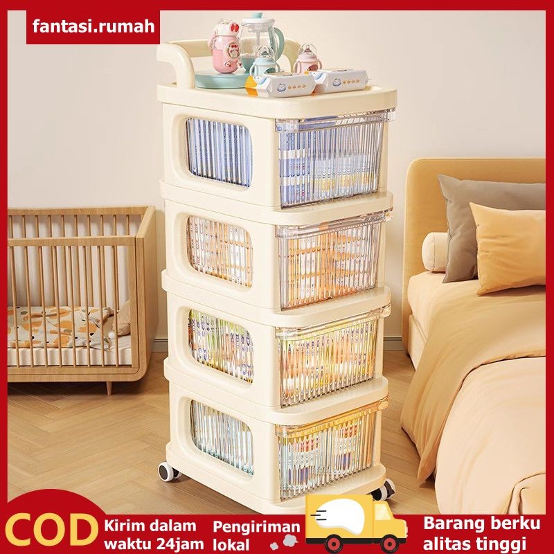 Rak Susun Serbaguna Tertutup Rak Jualan Rak Susun Aesthetic Rak Serbaguna Rak Laci Susun Rak Perleng