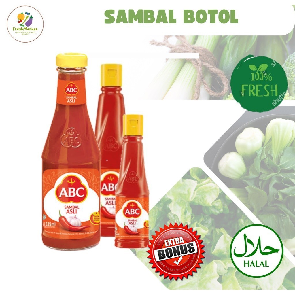 

Sambal Botol ABC 335 Ml Sayurinstant