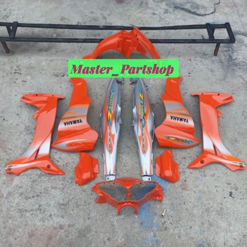 Cover Full Set Body Halus Yamaha Jupiter Z New Burhan Oren Silver A1