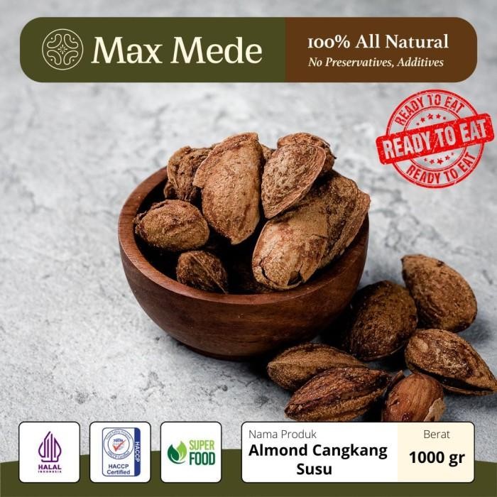 

Max Mede - Kacang Almond Panggang Cangkang - Rasa Susu 1KG
