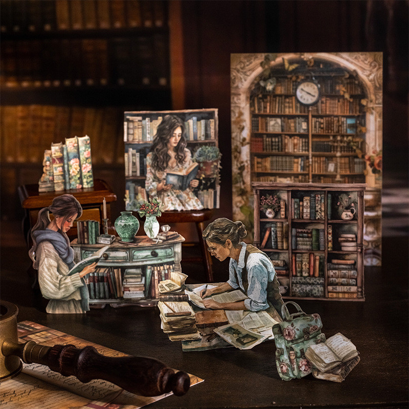 

25pcs/lot Memo Pads Material Paper Manuscript imprint Junk Journal Scrapbooking Paper Retro Background Decoration Paper