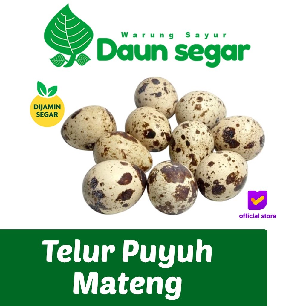 

Telur Puyuh Mateng isi 7 Telur Puyuh Matang butir kupas