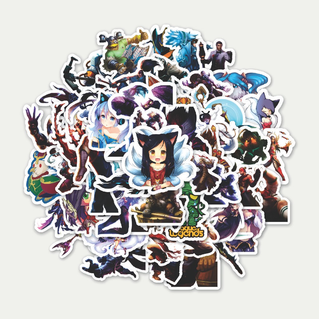 

Sticker Pack Stiker Kartun League Of Legends Skin 5 | Sticker TUMBLR | Stiker LAPTOP KOPER HELM