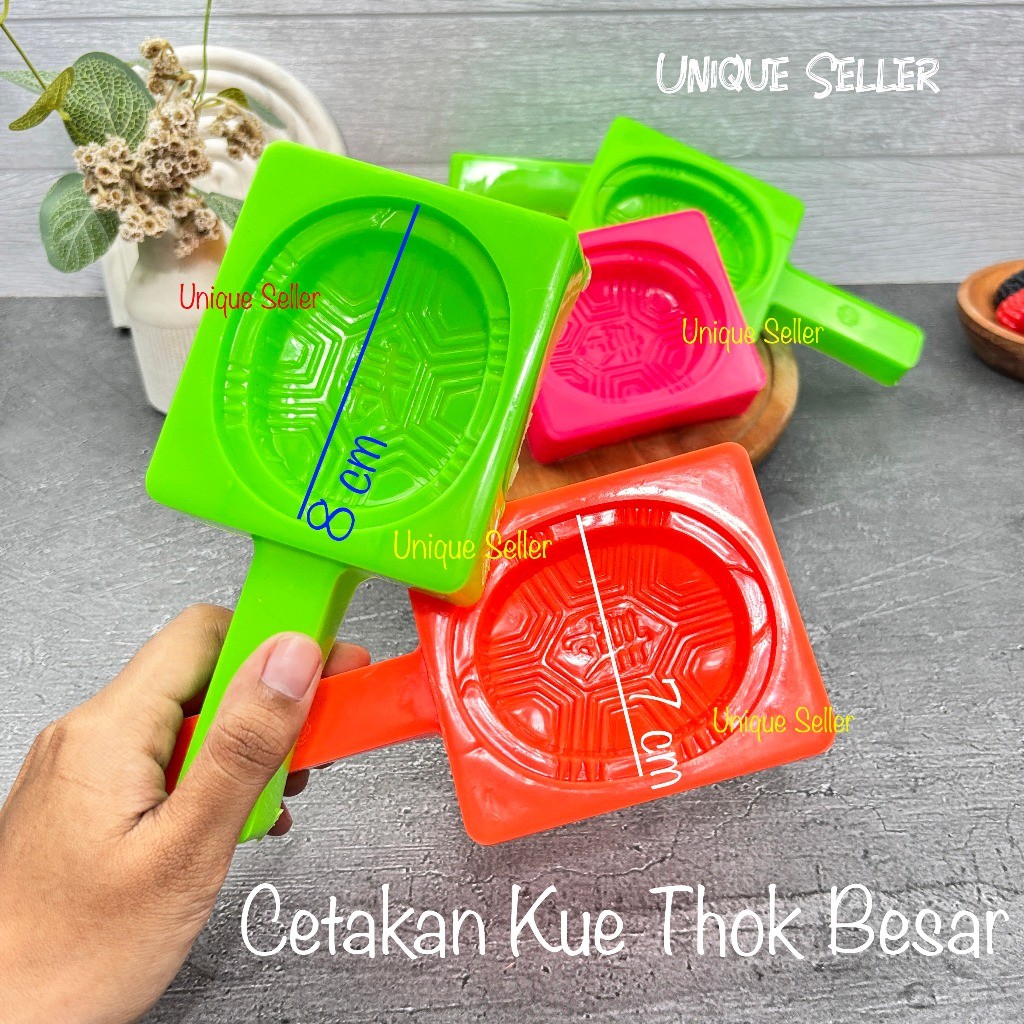 1pcs Cetakan Kue Thok Kura Kura Besar 8 cm / Cetakan Kue Basah Jajan Pasar Kemiri Kue Tok Kura
