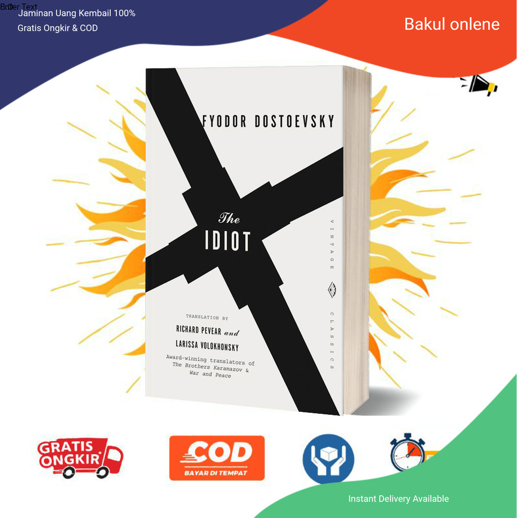 Buku English The Idiot by Fyodor Dostoevsky (English)
