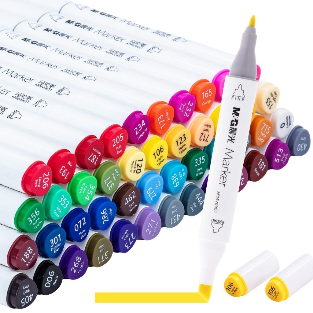 

M&G double tips marker/spidol gambar/spidol comic (APMV)