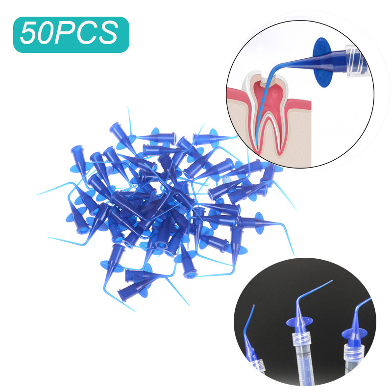 50Pcs Dental Irigasi tip suction endo irigasi caoh tip endo irrigation Instrumen gigi