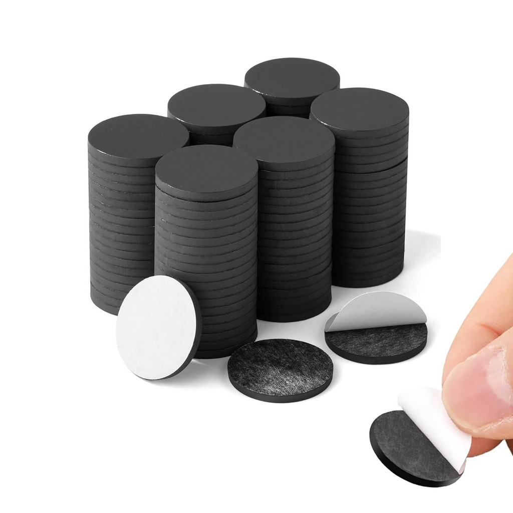 

0.8"x0.8" Self Adhesive Magnet Dots Peel & Stick Flexible Round Magnets for Craft Stickers Magnetic Tape Circle Shape