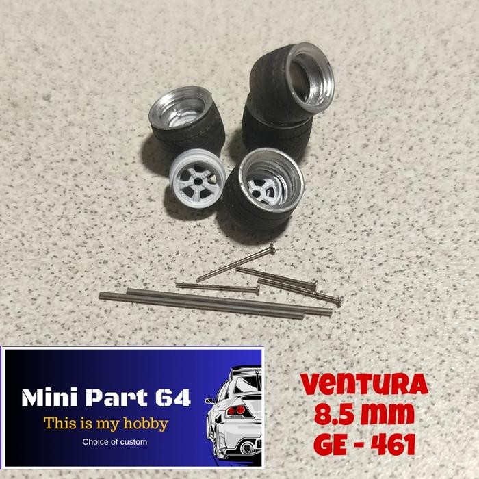 Diorama Diecast Ban 8.5 mm GE461o Miniatur Skala 64