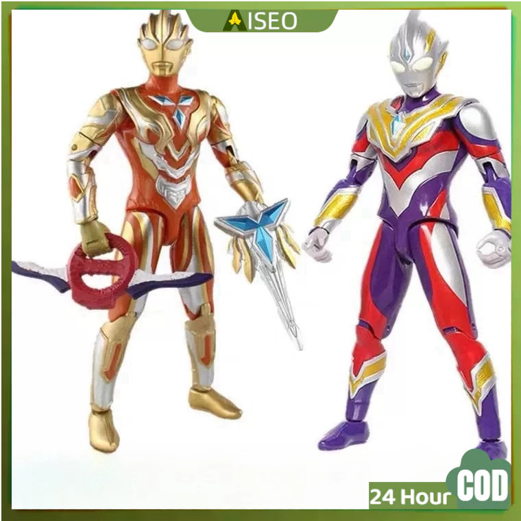 MER.SHOP 【100%ORI/COD】Ultraman Trigger Multi SHF Ultra Action Figure Ultraman Z Delta Guts Spark Cir
