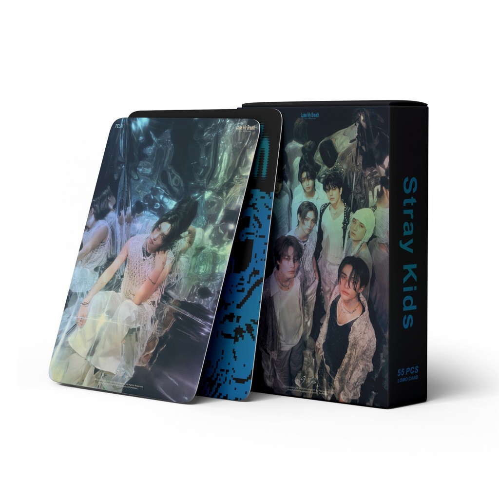 

In Stock 55pcs SK Little Card Single Album Lose My Breath Lomo Card Fan Collection Gift Card Idol Photo Greeting Card Postcards