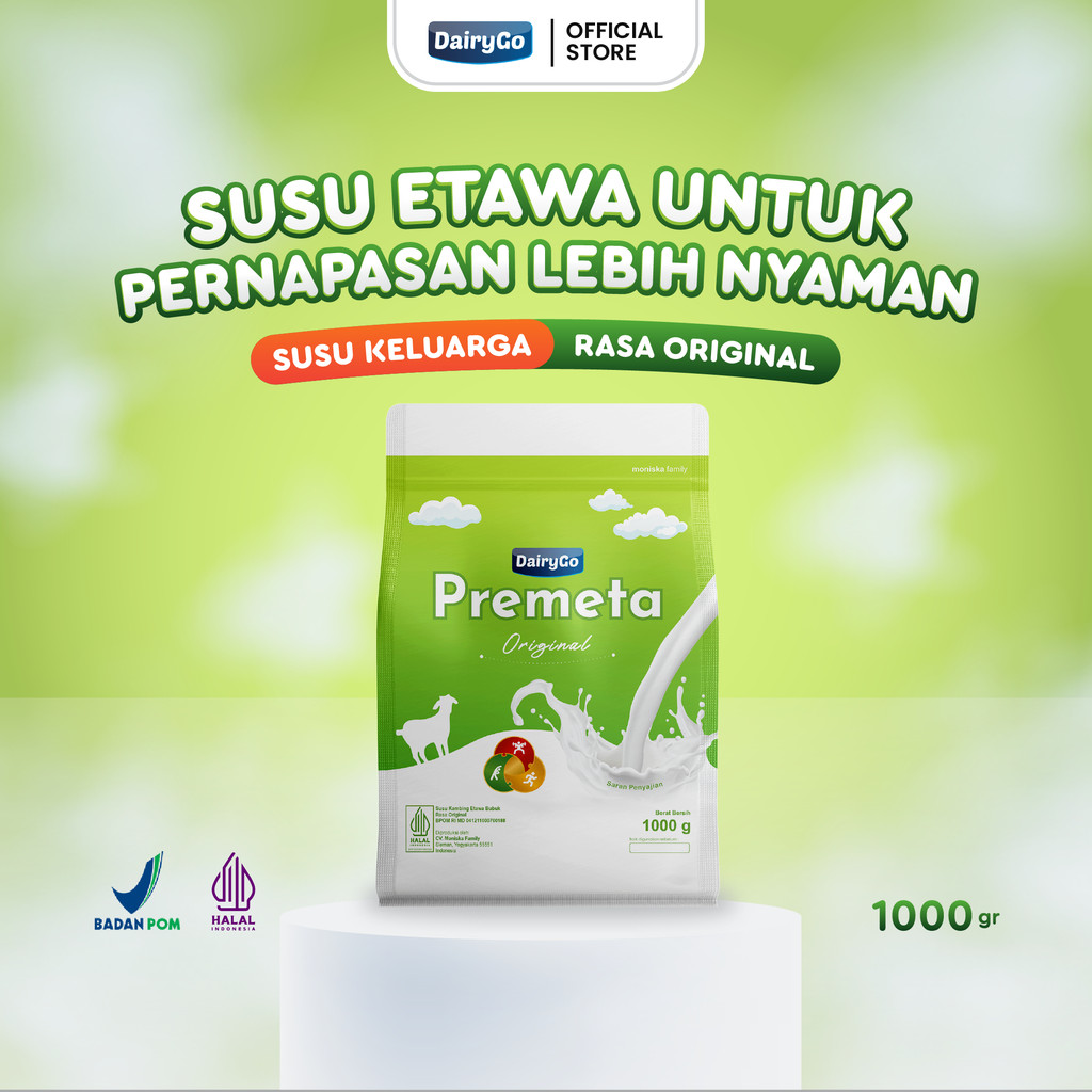 

Susu Kambing Etawa Bubuk 1kg Original Murni Mengobati Asma Infeksi Paru-Paru TBC Masalah Pernapasan