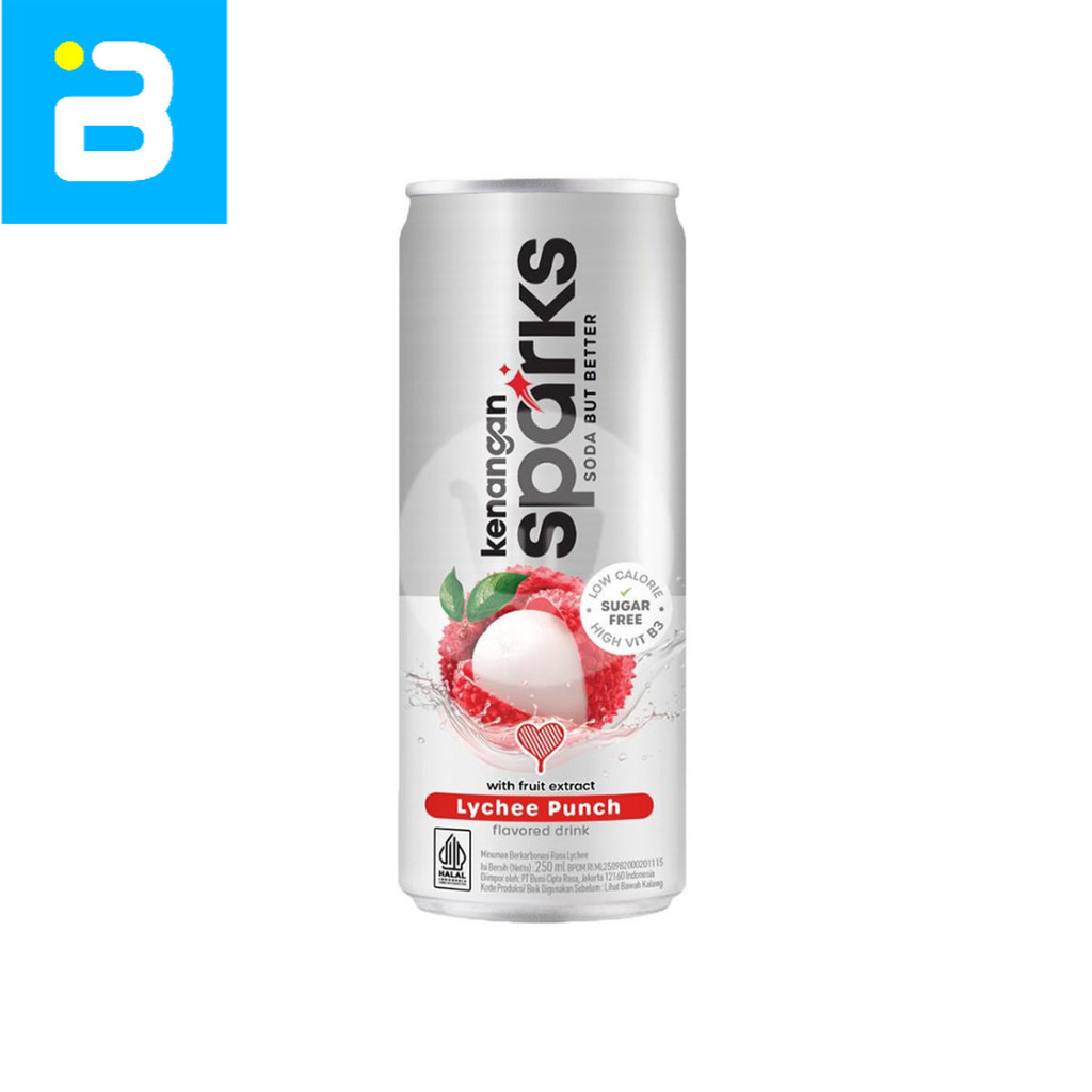

Kenangan Sparks Soda Lychee Punch 250ML