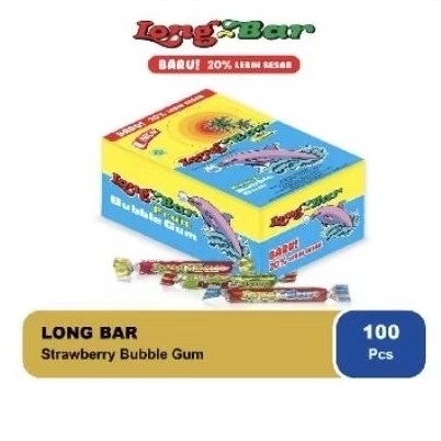 

LONG BAR PERMEN KARET ( 1 BOX )