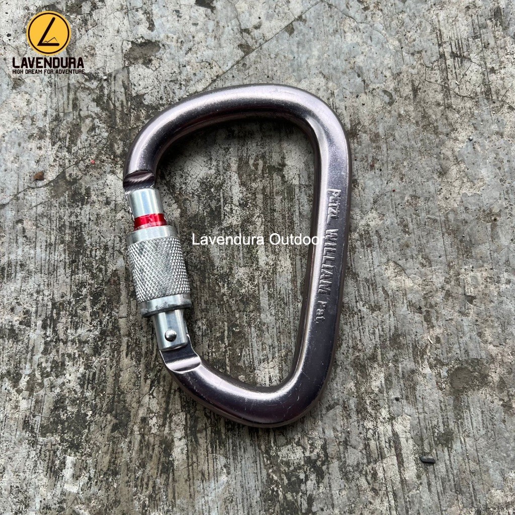 PETZL William Delta Screw Lock Carabiner Petzl William Screw Lock Carabiners Carabiner Petzl Delta S