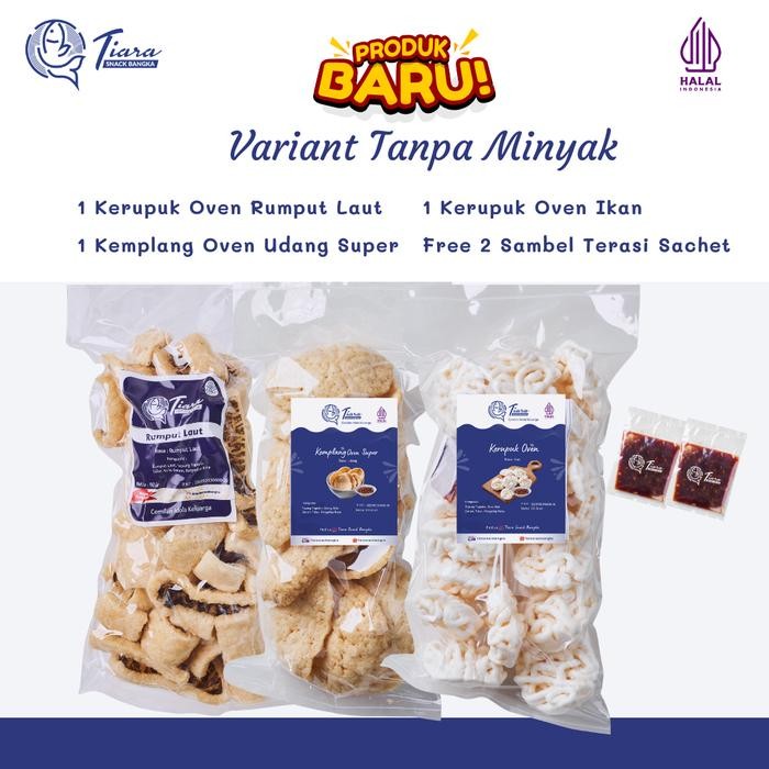 

Paketan Kerupuk Krupuk Kemplang Oven Tanpa Minyak Tiara Snack Bangka