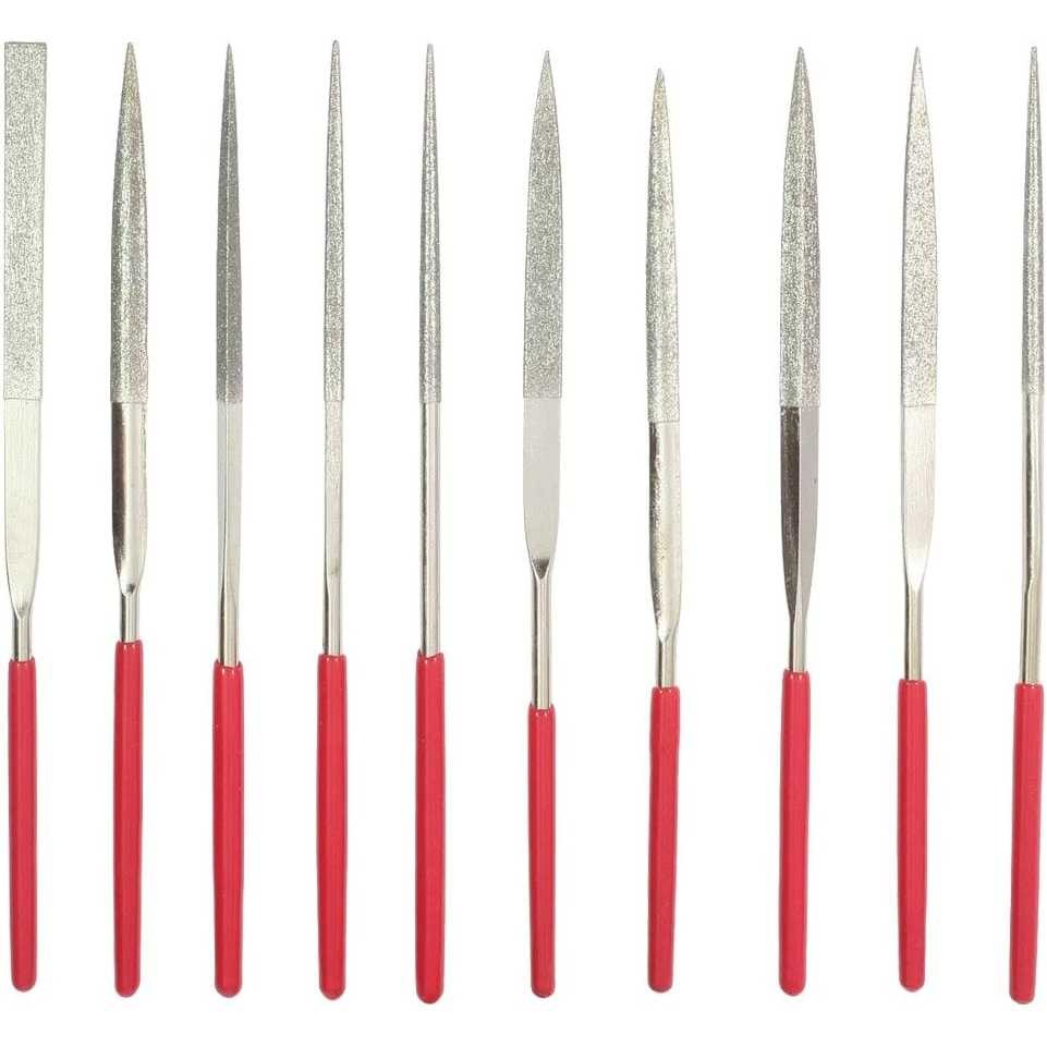 

RIDGEBUSTER Diamond Needle Files Carving 10in1 Pisau Kikir Pahat - FD340P