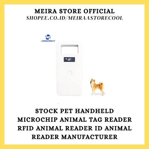 Stock Pet Handheld Microchip Animal Tag Reader Rfid Animal Reader Id Animal Reader Manufacturer