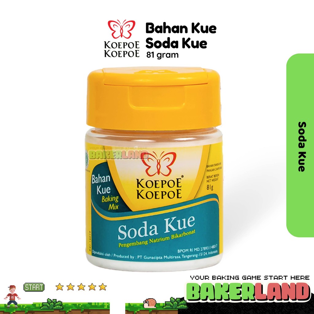 

Koepoe koepoe Soda kue 81gr / Pengambang Kue / Kupu kupu Soda kue