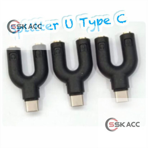 Audio Jack type C splitter U 2in1 / Type C audio splitter 2in1