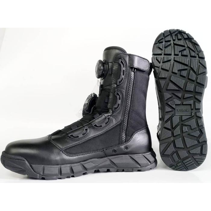 Sepatu Boots TRAV Xtracx Side Zipper - Tali Putar