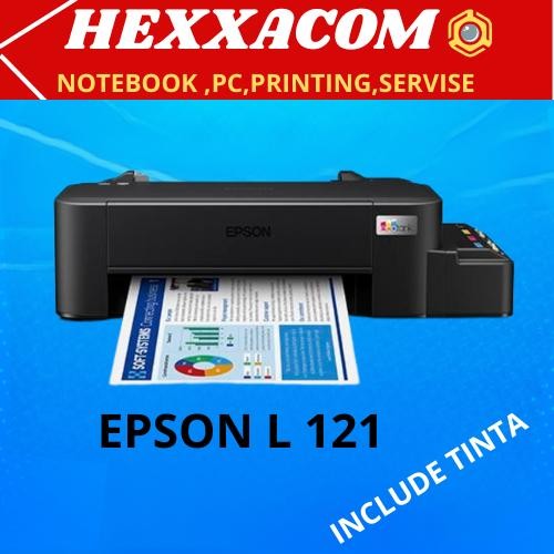 Printer Epson L121 Inktank include tinta original waranty resmi - tinta original
