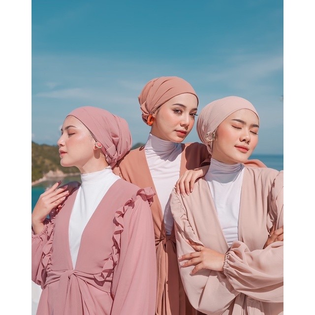 Koyu Hijab Turban Instant / Pasmina Instant Turban