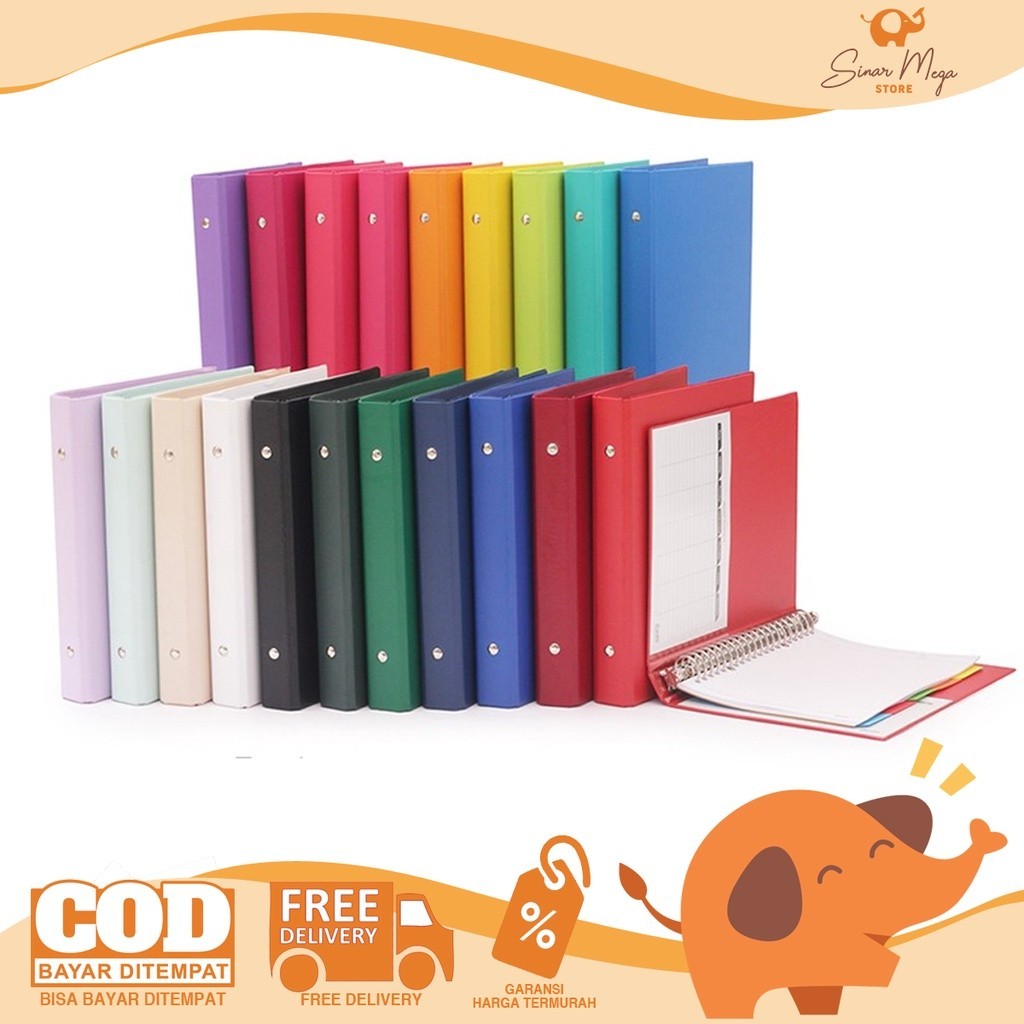 

Bantex School Binder A5 1324 / Bantex 1324 / Loose Leaf Ring Besi Murah