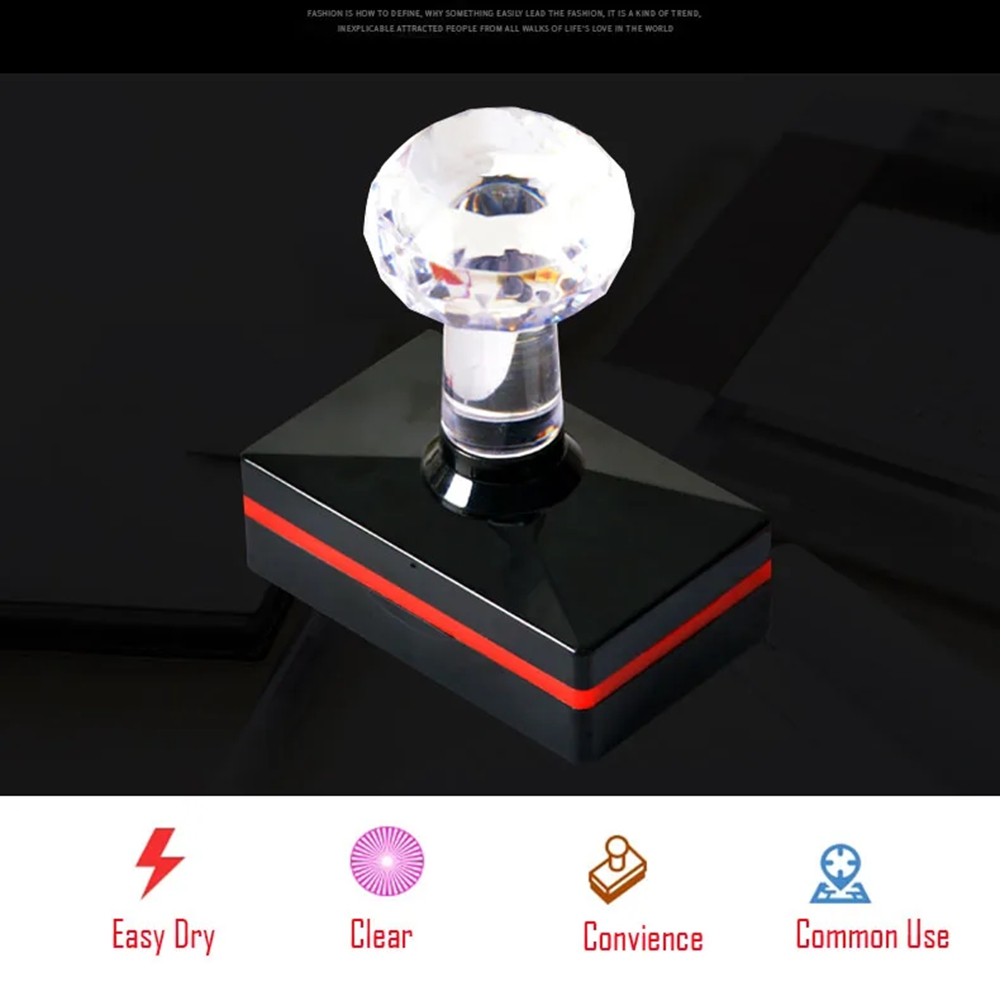 

All Rectangle Sizes Professional Customized Photosensitive Seal Square Rectangle stamp Self inking personalized logo custom