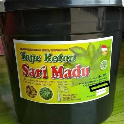 

Fr3sh- Tape/peuyeum ketan ember sari madu isi 100 pcs khas kuningan